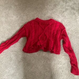 Free people cropped sweater